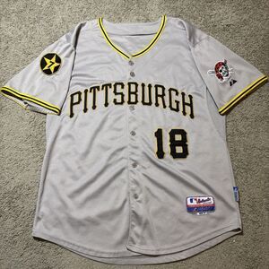 Vintage Neil Walker Pittsburgh Pirates Grey Baseball Jersey Mens Sz 50 Stitched